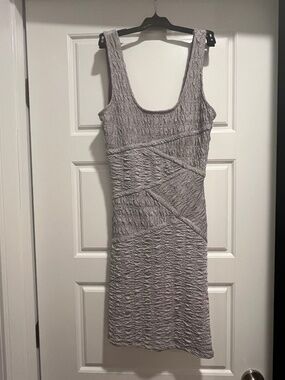 Charlotte Russe textured bodycon bandage dress